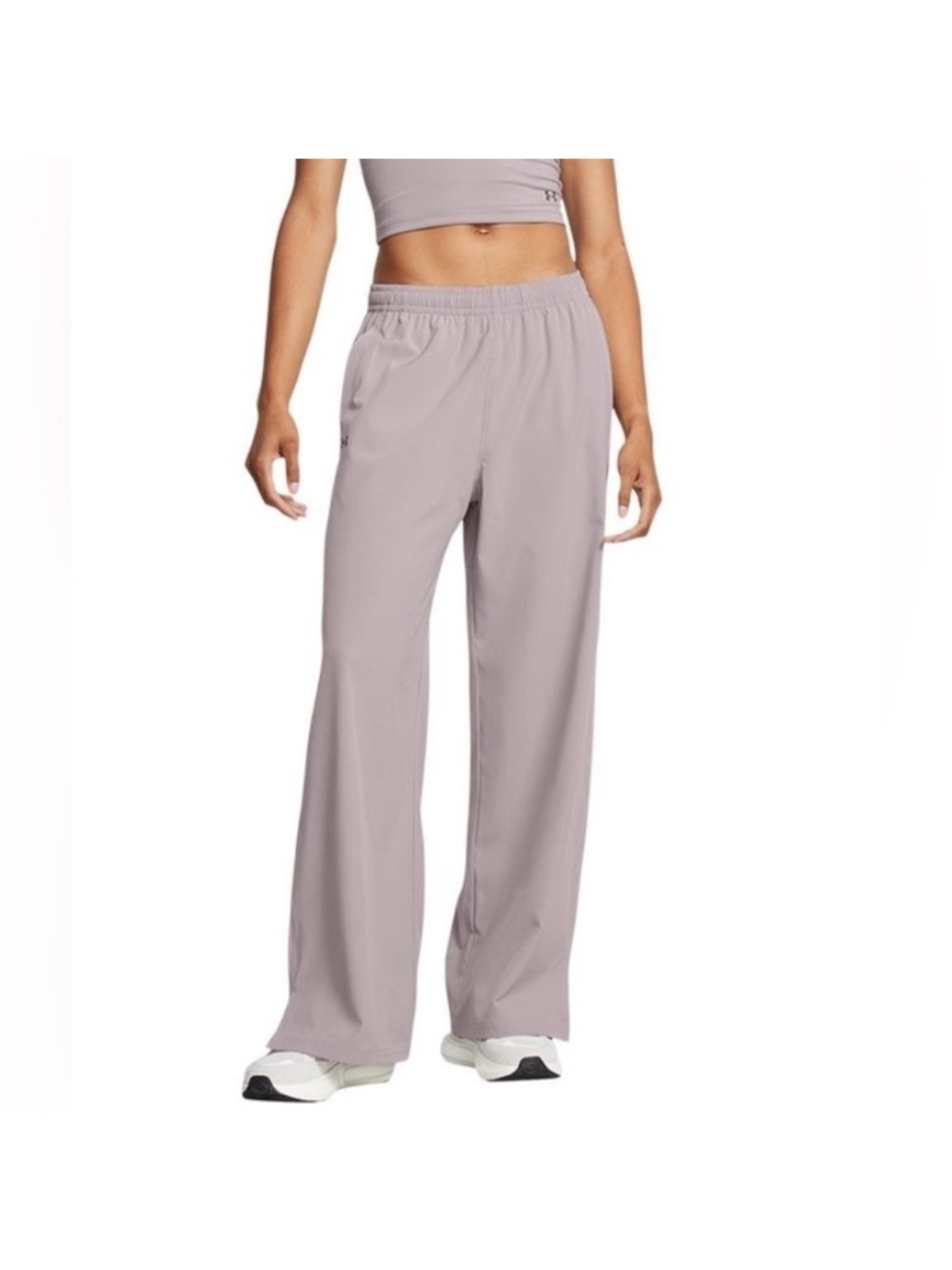 Under Armour Women's Wide-Leg Lounge Pants in Mauve